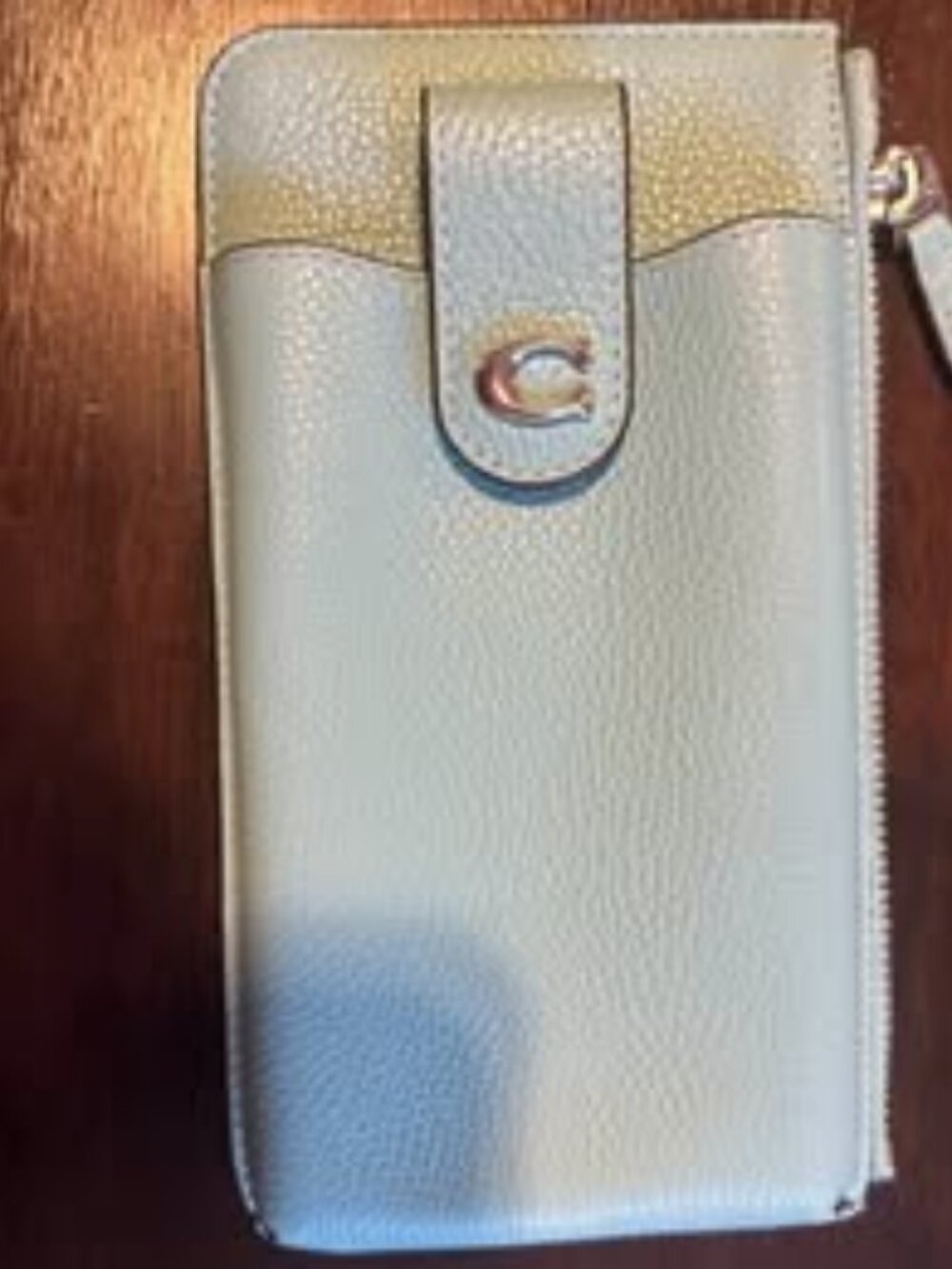 Coach Leather Phone Wallet / Organizer – Like New!